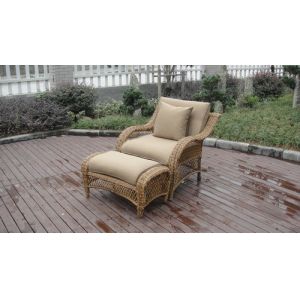 6pcs half round rattan sofa set