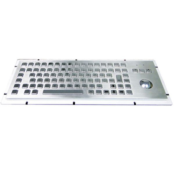 Buy Kiosk Industrial Stainless Steel Keyboard With Trackball at wholesale prices
