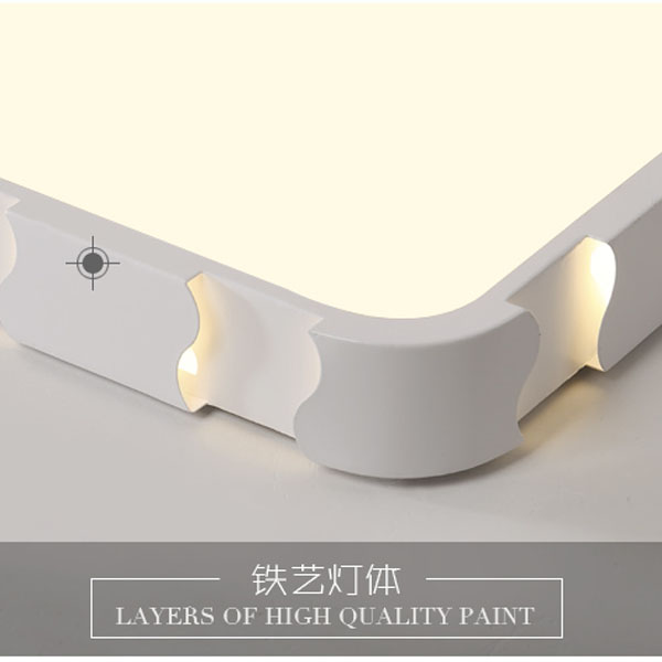 Tri-color/non-pole dimming small/medium/big simple and fashionable bedroom/living room/balcony ceiling lamp