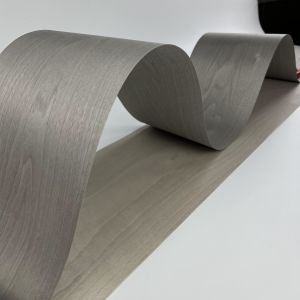 Nontoxic Smooth Dyed Wood Veneer Foil Fire Resistant Moistureproof