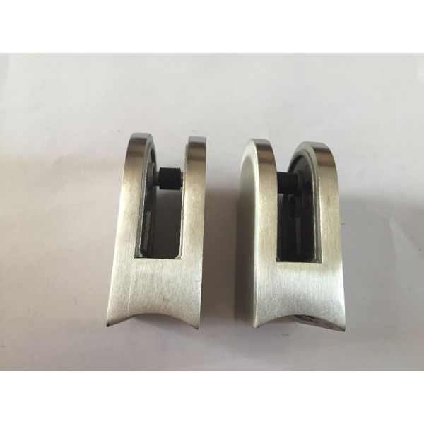 Buy Polished Satin Stainless Steel Glass Clamps Non Corrosion For Balcony at wholesale prices