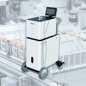 Iridium Coated Yttrium Oxide Ion Source Helium Mass Spectrometer Leak Detector