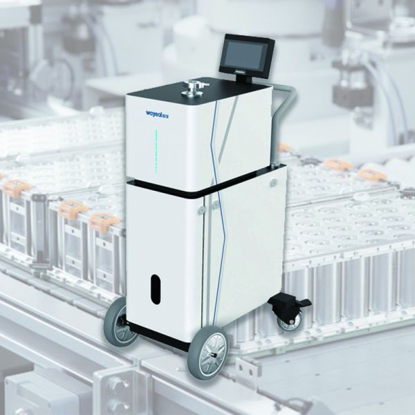 Iridium Coated Yttrium Oxide Ion Source Helium Mass Spectrometer Leak Detector