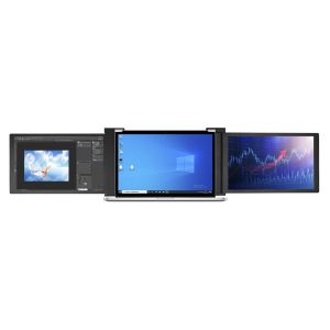 1980*1200 10.1" HDMI Portable Tri Screen Monitor 300cd