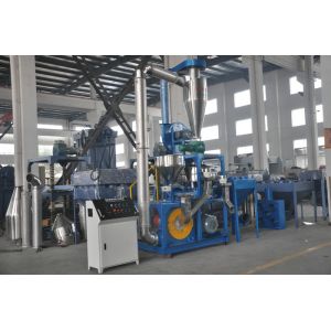 High Power Plastic Grinding Equipment , Vertical Plastic Scrap Machine
