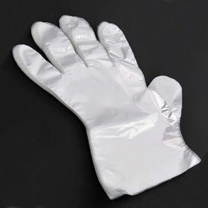 China Disposable Transparent Thin Plastic Gloves / Waterproof Latex Free Protective Gloves on sale