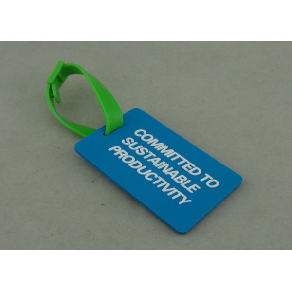 Buy Business Promotion Promotional PVC Keyring Rubberized 4.0 Mm Thickness at wholesale prices