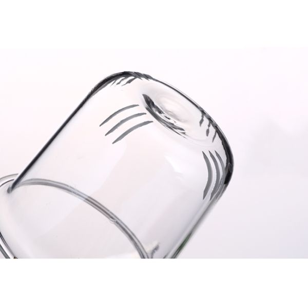 Smooth Surface Clear Glass Teapot Modern 600ml / 20oz Glass Kettle Teapot