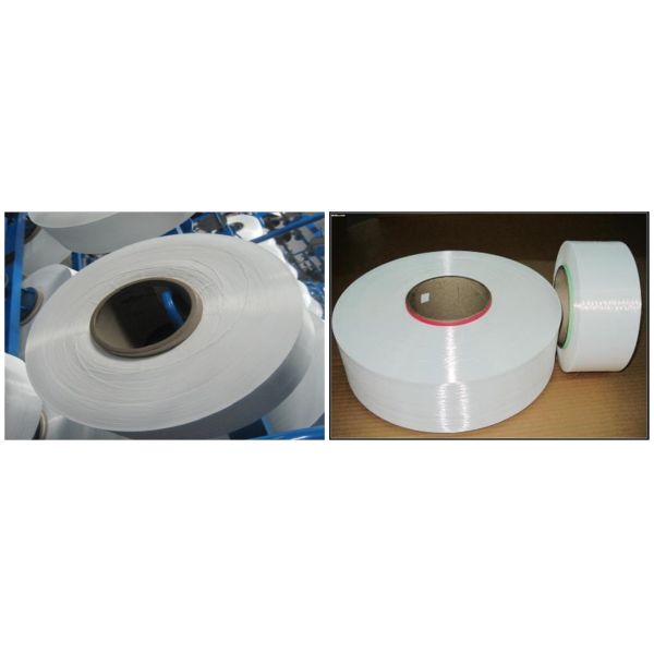 High Strength White FDY Polyester Yarn Knotless 75D/36F ISO 9001:2000