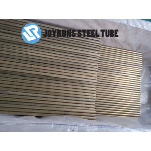 25.4*1.25MM ASTM B111 C44300 , Admiralty Brass Seamless Carbon Steel Pipe