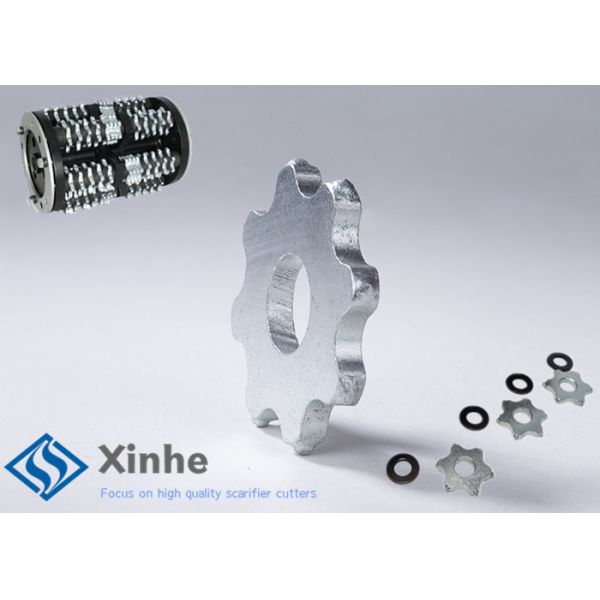 Medium 8pt Drum Carbide Tipped Cutters Flails Asphalt Electric / Petrol