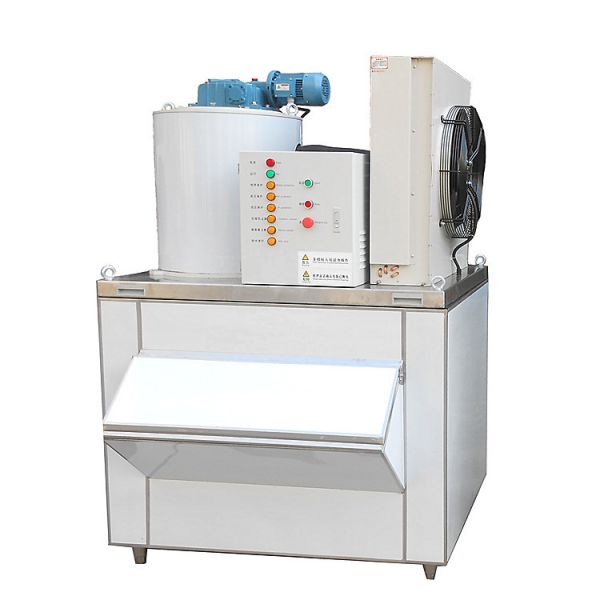 Buy 1Ton / 24hrs Fresh Water 3P Commercial Flake Ice Machine at wholesale prices
