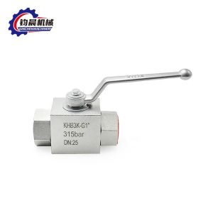 High Pressure Carbon Steel KHB3K-G1" 315bar Manual Hydraulic Ball Valve