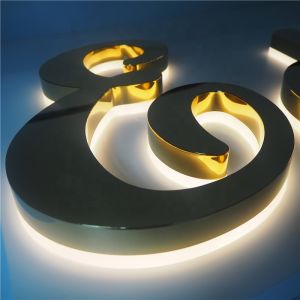 316ss Led Channel Letters Foam Front Lit Channel Letters 5mm