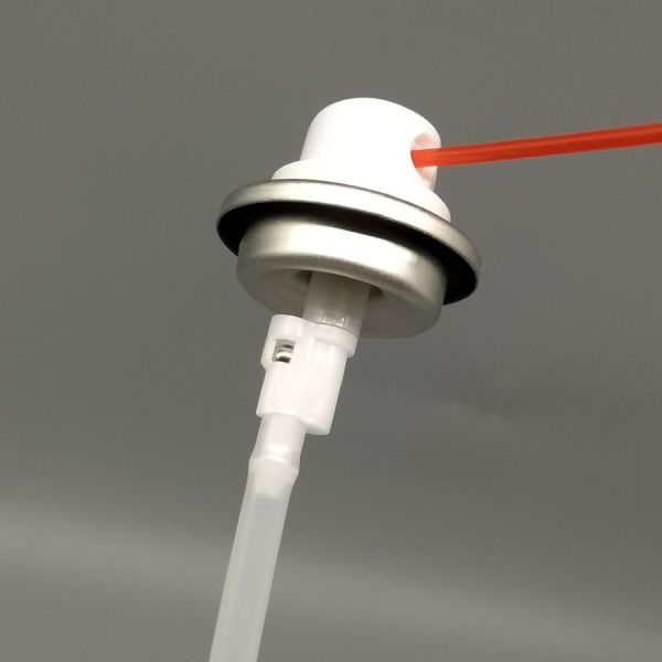 Luxury 360-Degree Aerosol Valve with Silken-Mist Actuator for Premium Hair Care and Skincare Mists with Ultra-Fine Dispersion