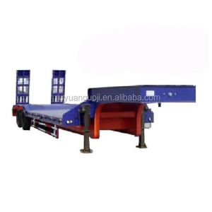 Extendable Low Bed Semi Trailer Low Loader Lowboy Truck Trailers for Customer