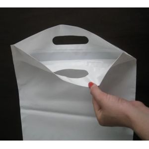 LDPE Inside Glue Patch Handle Bag Making Machine 100pcs/min