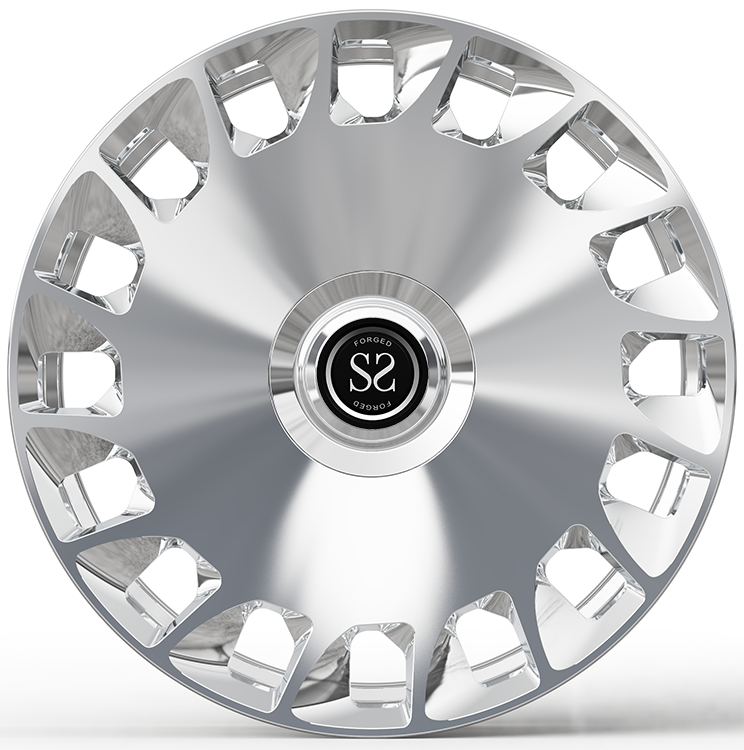 20x9.0 Brushed Face and Polished Windows 1-PC Forged Rims for LAND ROVER RANGE ROVER