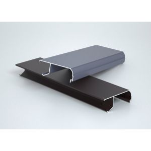 6063 6063A Aluminium Window Profiles Powder Coated Scratch Resistant