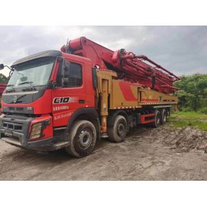 Quality 2019 Year Used 62m Truck Mounted Pump Machine Equipment with Semi-Dry Shotcrete Type for sale