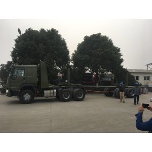 Sinotruk HOWO 6X4 dumper logging timber wood transport truck