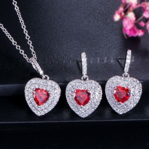 Fashion Silver Color Jewelry Sets Bridal Necklace Earrings Bracelet Wedding