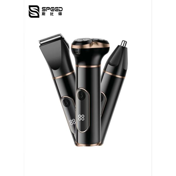 SHC-5066 Portable Hair Clipper Grooming Kit 3 In 1 Multi Functional Deep Shaving