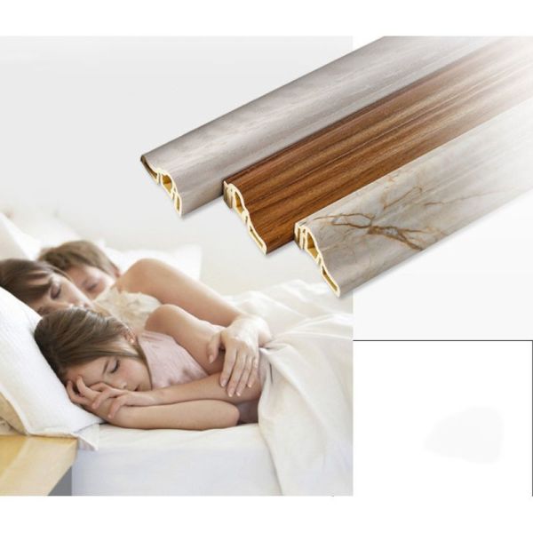 Length 2m 2.7m 3m PVC Skirting Board Plastic For Supermarkets Application