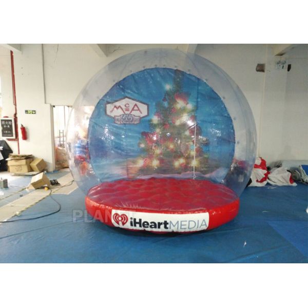 Buy Custom Inflatable Snow Globe Photo Booth / Blow Up Christmas Globe at wholesale prices