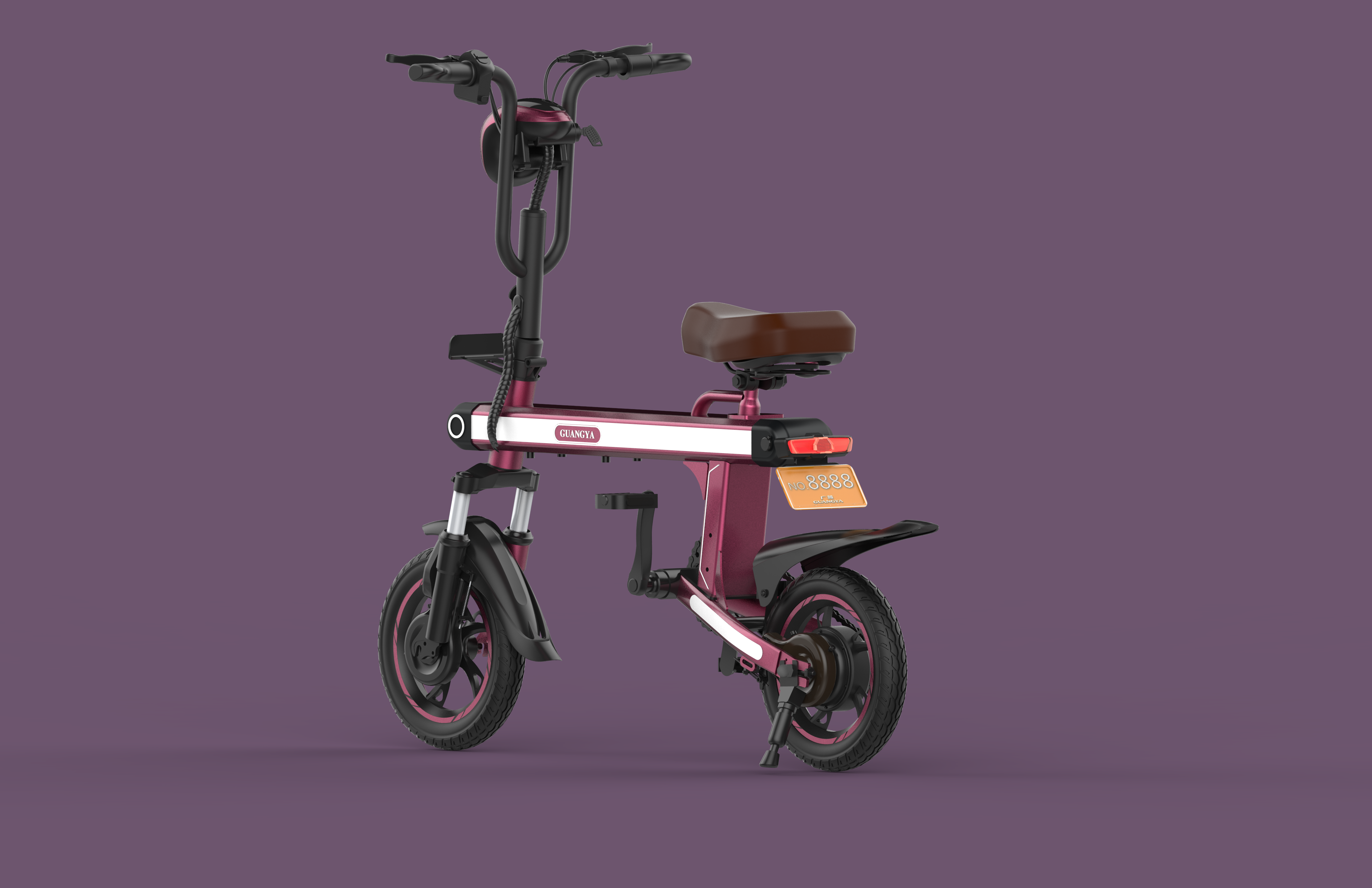 350 Watt Lightweight Electric Bicycle 7.8AH Battery High Carbon Steel Multifunctional