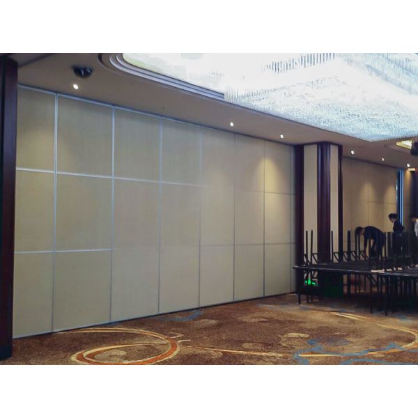 Buy Movable Partition Wall with STC Rating 42-56dB 6061-T6 Aluminum Frame and Q235 Steel Core for Office and Hotel at wholesale prices