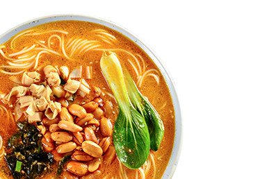 Fragrant Sesame Vegetarian Instant Noodles Barrel Pack Non Spicy Needle Mushroom / Vegetables Flavor