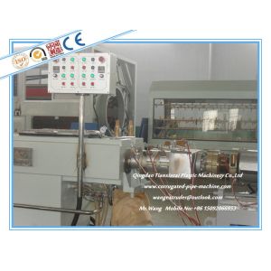 Plastic PVC Electric Threading Pipe Making Machine / Extrusion Line
