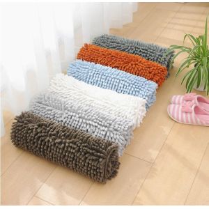 Chenille Shag Area Rugs Bathroom Living Room Carpet 60*150cm