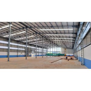 Customized Innovative Steel Buildings Workshop , Two Storey Steel Frame Building