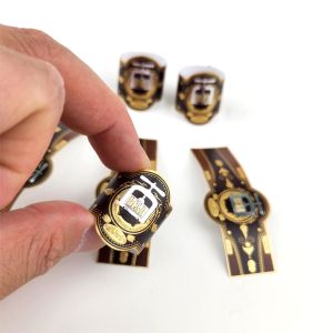 Quality Custom Cigar Label Printing Gold Foil Art Paper Cigar Bands Special Hot Selling Cigar Label for sale