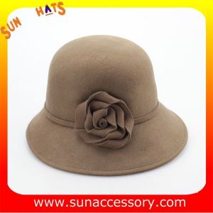 1433 Sun Accessory camel  wool felt mid brim hats ,Shopping online hats and caps wholesaling