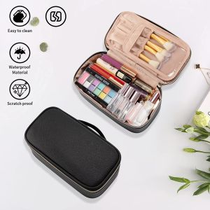 Small Cosmetic Bag,Portable Cute Travel Makeup Bag for Women and girls