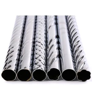 6m 28mm Anodized Aluminium Twist Pipe Curtain Pole