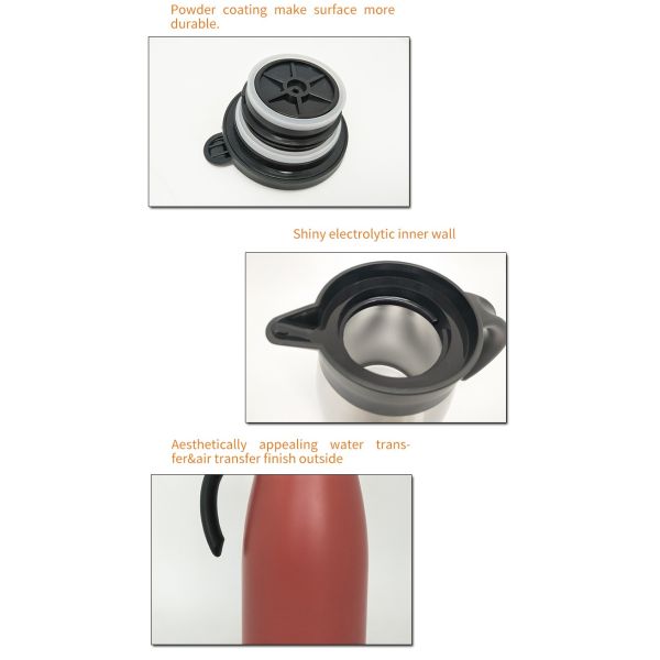 500ml Large Vacuum Coffee Pot Xxl Water Bottle Stainless Steel Vacuum Flasks Family Coffee Pot Tea Pot