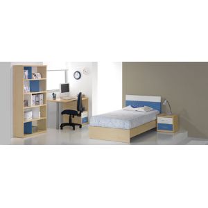 Children room furniture-Bed, bedside table, desk.