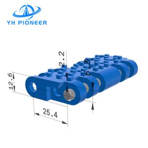 Durable POM Perforated Modular Belt with Friction for Long - Lasting and Low -