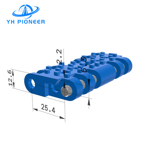 Durable POM Perforated Modular Belt with Friction for Long - Lasting and Low -