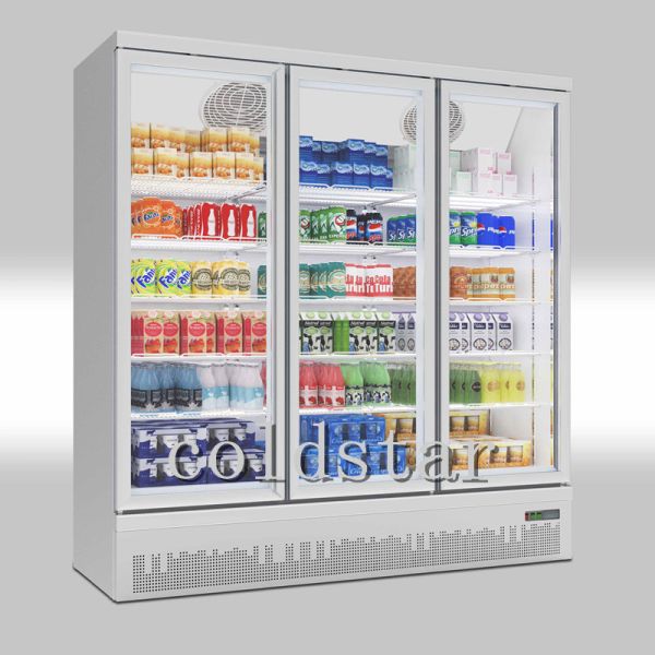 Buy Glass Door Vertical Equipment Display Beverage Cooler Storage Refrigerator/Fridge at wholesale prices