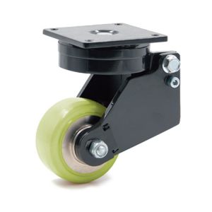 China 4 Inch Polyurethane Agv Caster Wheel 400kg High Temp Resistant on sale