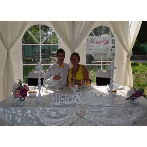 Multi Functional Wedding Ceremony Party Tents Well Decorated Fire Resistant