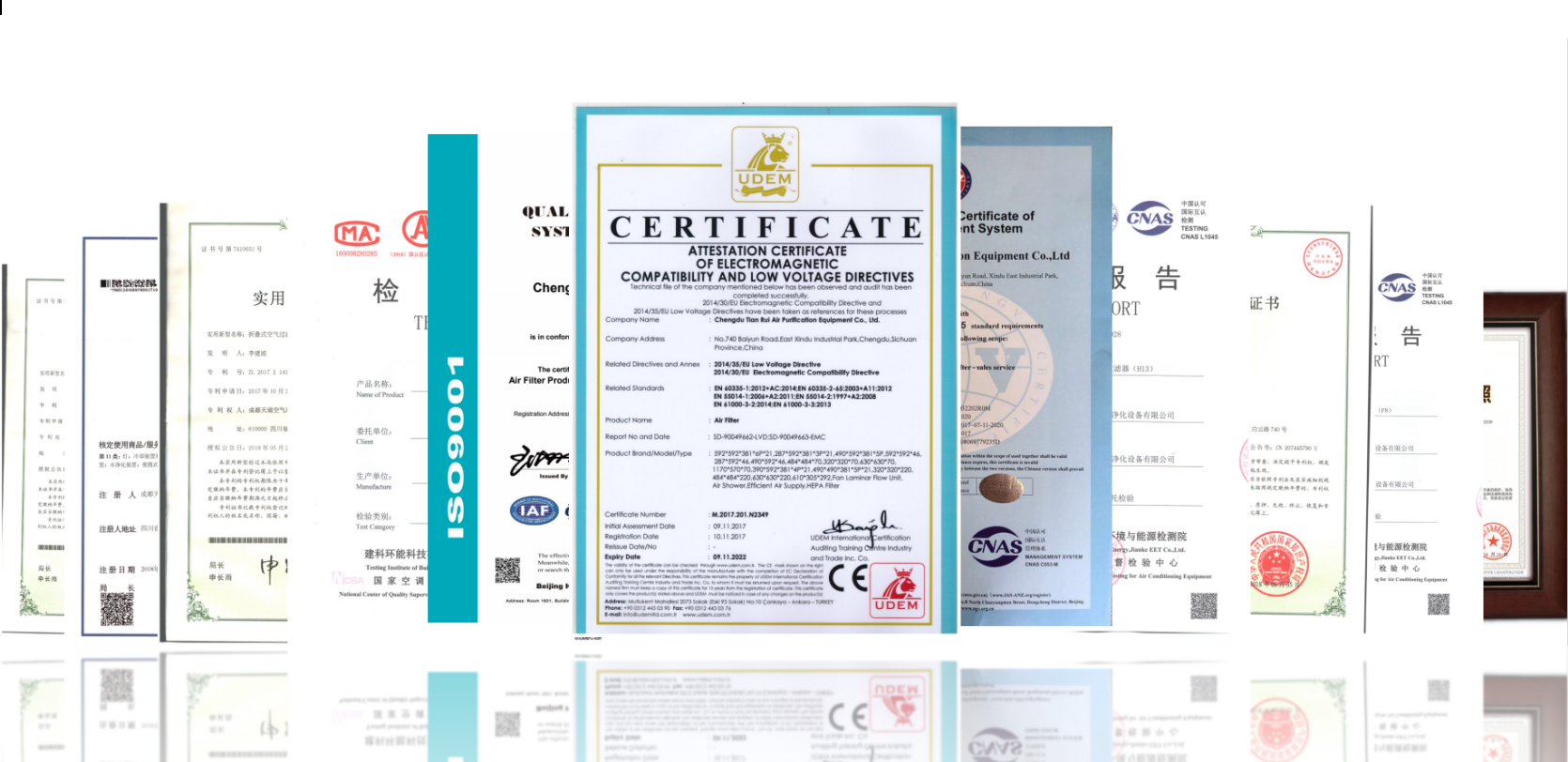 Aluminum Frame 99.99% Deep Pleat HEPA Filter For Ventilation System