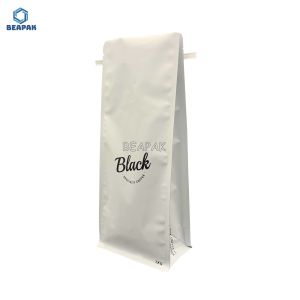 Flat Bottom Food Packaging Plastic Tin Tie Coffee Bags