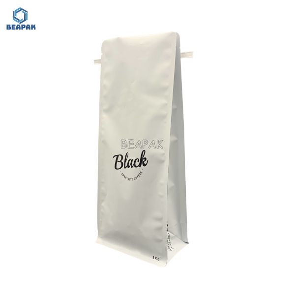 Buy Flat Bottom Food Packaging Plastic Tin Tie Coffee Bags at wholesale prices