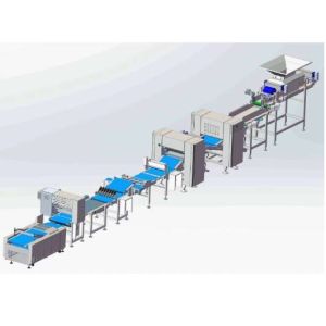 China Ciabatta 1000kg/Hr Industrial Bakery Equipment With Chunker on sale